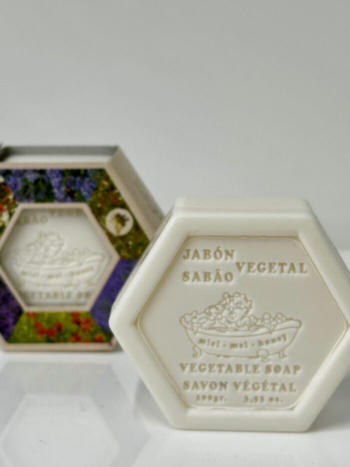 Jabon vegetal hexagonal con jalea real (100gr) - Imagen 2