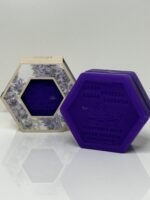 Jabon vegetal hexagonal de miel y lavanda (100gr) - Imagen 2