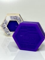 Jabon vegetal hexagonal de miel y lavanda (100gr) - Imagen 4