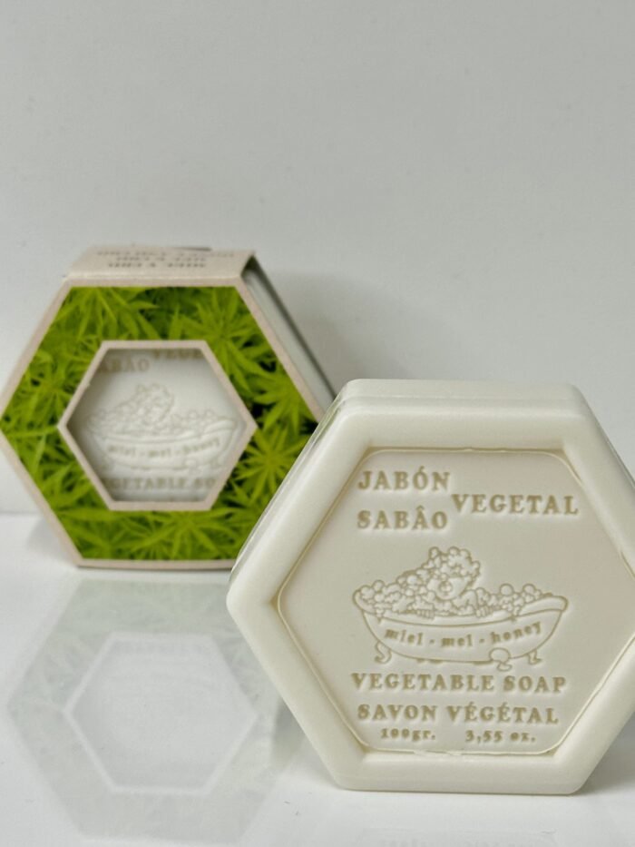Jabon vegetal hexagonal con CBD (100gr) - Imagen 3