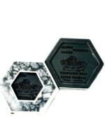 Jabon vegetal hexagonal de miel y carbon (100gr) - Imagen 2