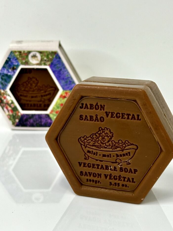 Jabon vegetal hexagonal de propoleos (100gr) - Imagen 1