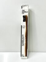 Cepillo de dientes bambu adulto negro medio