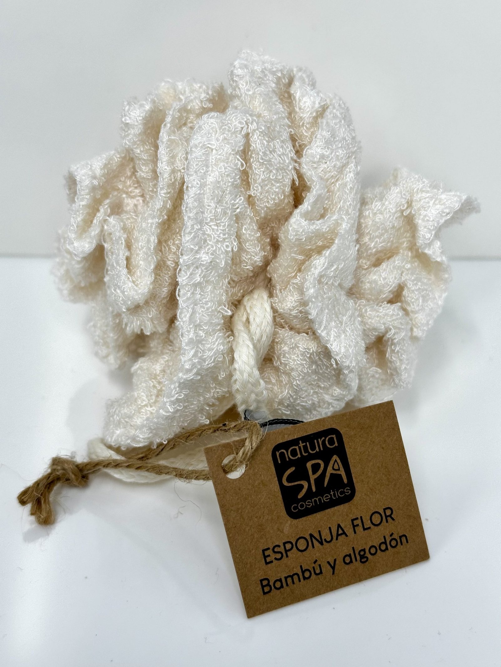 IMG_6743 Esponja flor bambu y algodon - Imagen 1