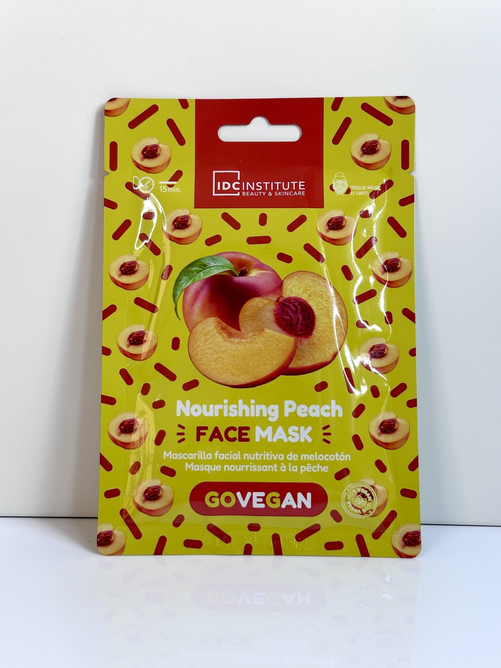 IMG_9715 Mascarilla facial vegana melocoton - Imagen 1