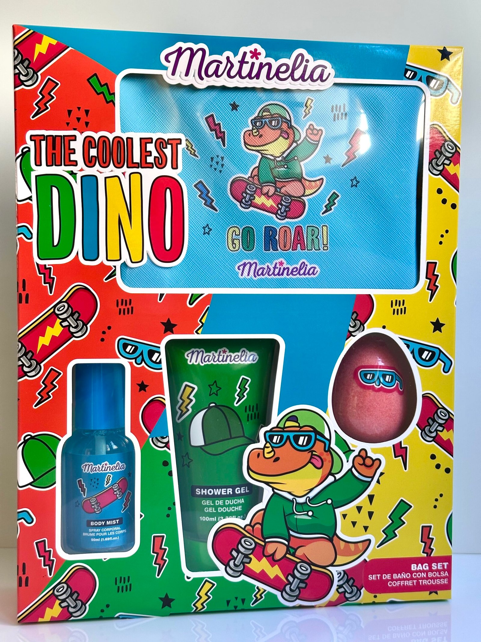 IMG_0993 Set de baño con bolsa Dino - Imagen 1