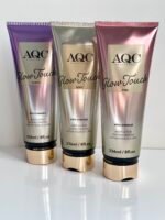 Locion corporal brillo dorado AQC